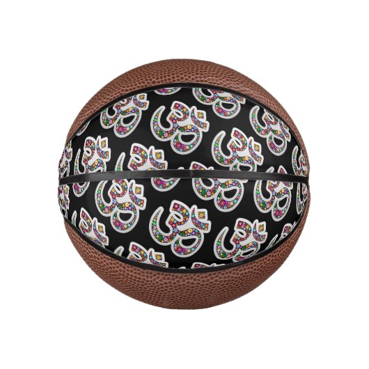 Namaste bloemsymboolkunst basketbal (Voorkant)