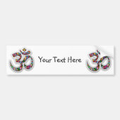 Namaste bloemsymboolkunst bumpersticker (Voorkant)