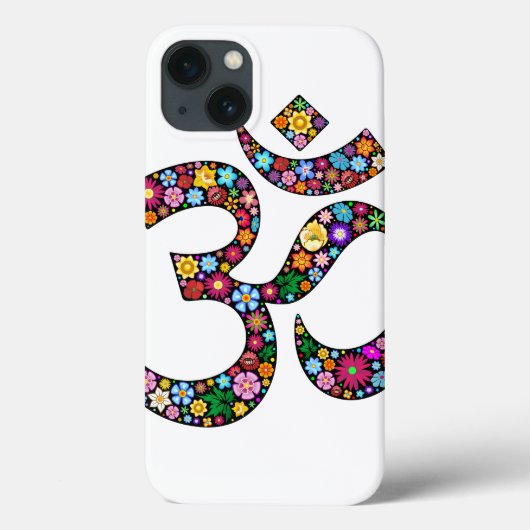 Namaste bloemsymboolkunst Case-Mate iPhone case (Achterkant)