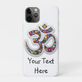 Namaste bloemsymboolkunst Case-Mate iPhone case (Achterkant)