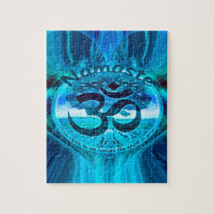 Namaste Blue Rainbow Legpuzzel