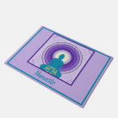 Namaste Boeddha Meditation Yoga Spiritueel Welkom Deurmat (Schuin)