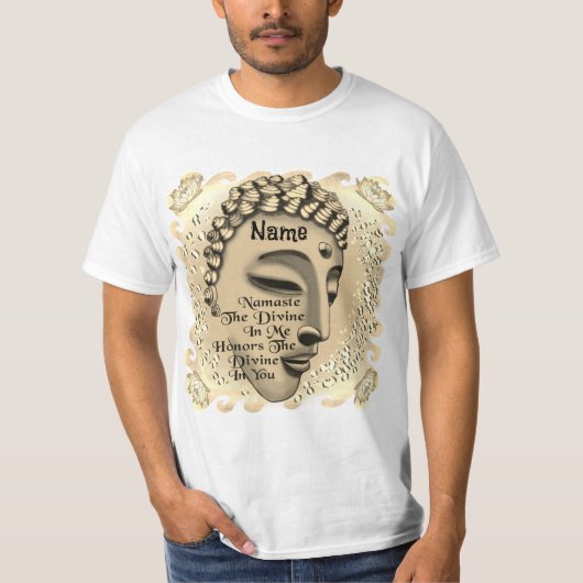 Namaste Boeddha T-shirt (Voorkant)