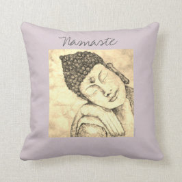 Namaste Boeddha Waterverf Art Pillow Kussen