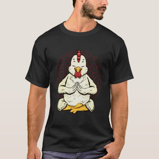 Namaste Boeddhistische Mindfulness Yoga Instructeu T-shirt (Voorkant)