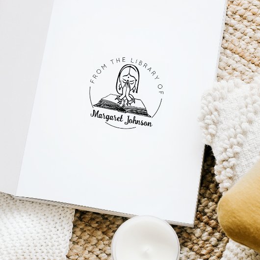 Namaste Boek uit de bibliotheek van, Rubberstempel