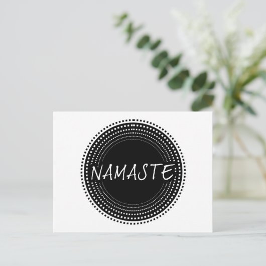 Namaste Briefkaart (Staand voorkant)