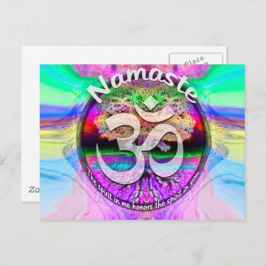 Namaste Briefkaart (Voorkant / Achterkant)