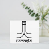 Namaste Briefkaart (Staand voorkant)