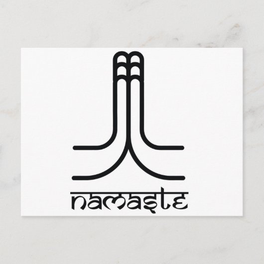 Namaste Briefkaart (Voorkant)