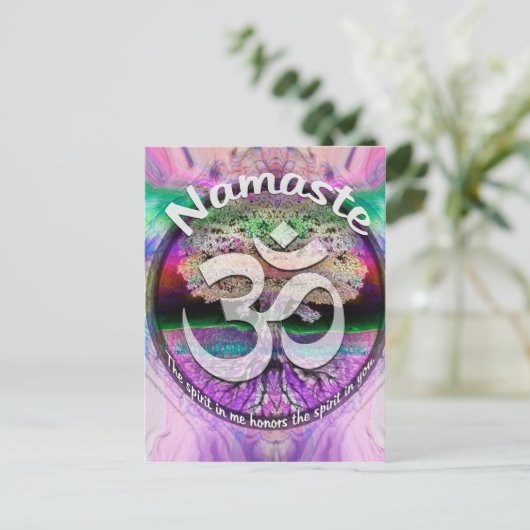 Namaste Briefkaart (Staand voorkant)