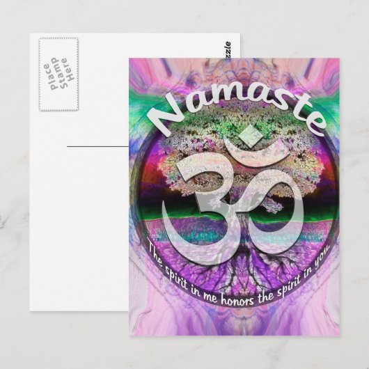 Namaste Briefkaart (Voorkant / Achterkant)
