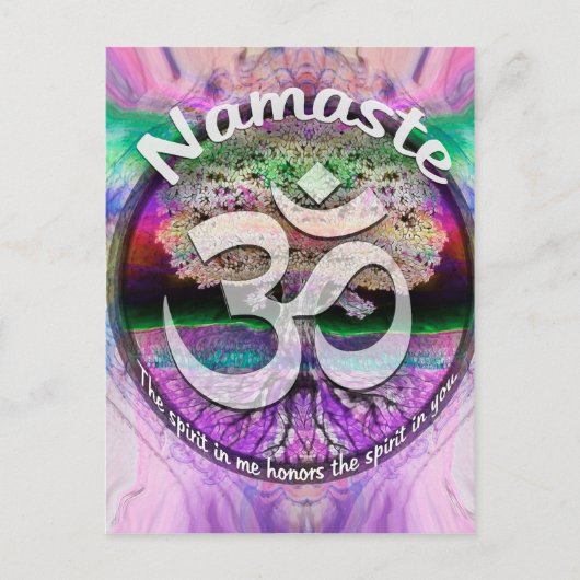 Namaste Briefkaart (Voorkant)