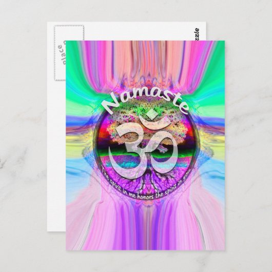 Namaste Briefkaart (Voorkant / Achterkant)