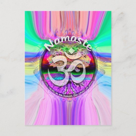 Namaste Briefkaart (Voorkant)