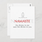 Namaste Briefkaart (Voorkant / Achterkant)