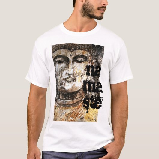 Namaste Buddha Art Mannen T-shirt (Voorkant)
