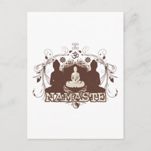 Namaste Buddha Briefkaart