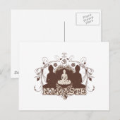 Namaste Buddha Briefkaart (Voorkant / Achterkant)