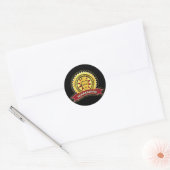 Namaste Buddha Logo Ronde Sticker (Envelop)