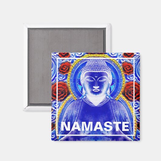 Namaste Buddha Magneet (Voorkant / Achterkant)