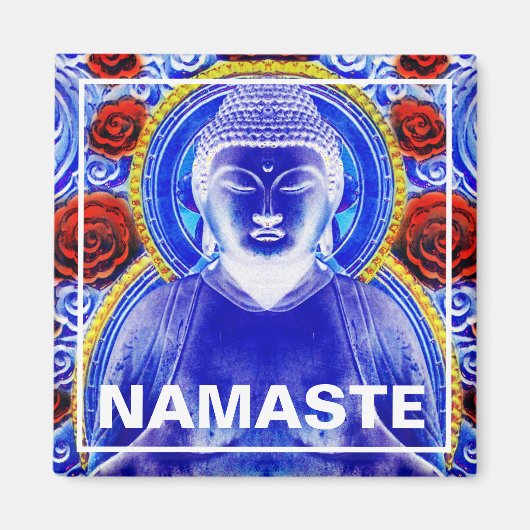 Namaste Buddha Magneet (Voorkant)
