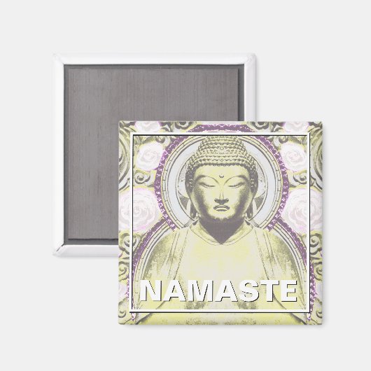 Namaste Buddha Magneet (Voorkant / Achterkant)