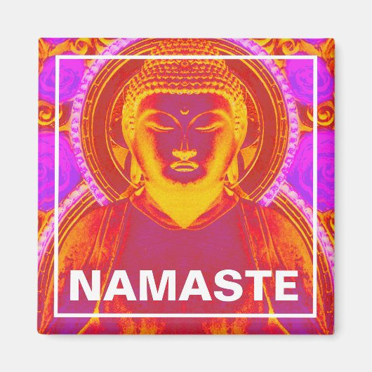 Namaste Buddha Magneet (Voorkant)
