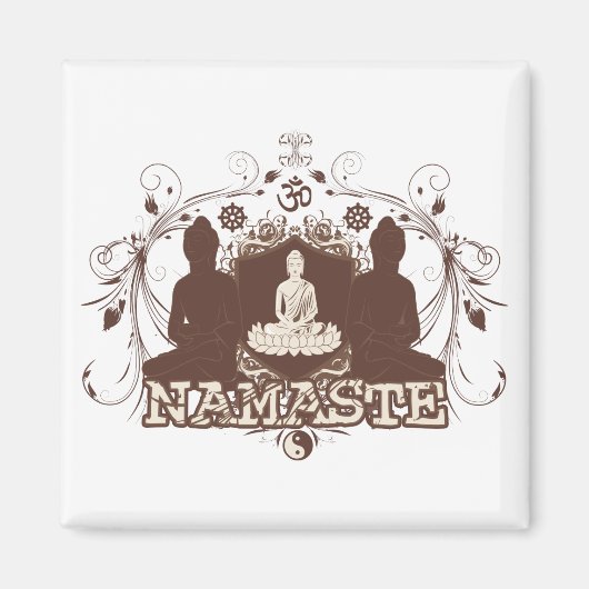 Namaste Buddha Magneet (Voorkant)
