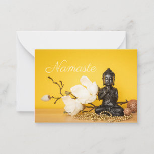 Namaste Buddha Notitiekaartje