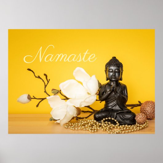 Namaste Buddha Poster (Voorkant)