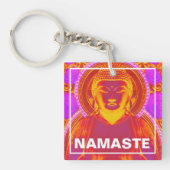 Namaste Buddha Sleutelhanger (voorkant)