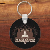 Namaste Buddha Sleutelhanger (Voorkant)