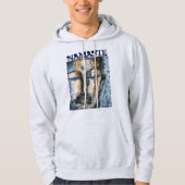 Namaste Buddha Waterverf Art Mannen Hoodie (Voorkant)