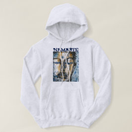 Namaste Buddha Waterverf Art Mannen Hoodie