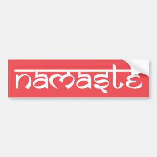 Namaste Bumpersticker