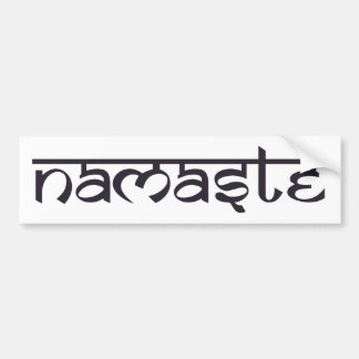 Namaste Bumpersticker