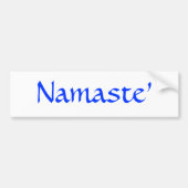 Namaste Bumpersticker (Voorkant)