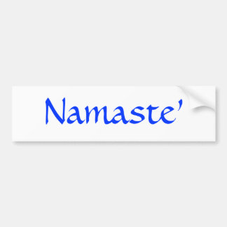 Namaste Bumpersticker