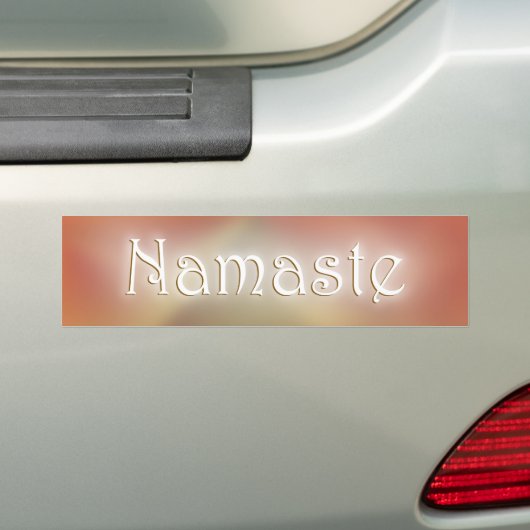 Namaste Bumpersticker (Op auto)