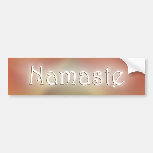 Namaste Bumpersticker (Voorkant)
