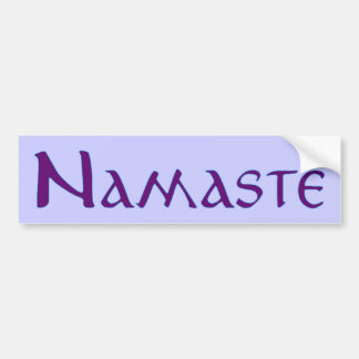 Namaste Bumpersticker