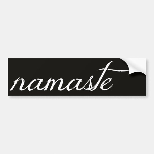 Namaste Bumpersticker (Voorkant)