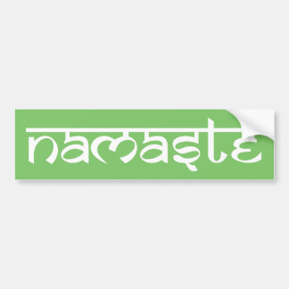 Namaste-bumpersticker Bumpersticker