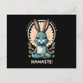 Namaste Bunny Yoga Konijn Meditatie Informatiekaartje (Achterkant)