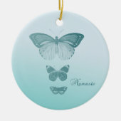 Namaste Butterflies Keramisch Ornament (Voorkant)