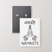 Namaste Button (Voorkant / Achterkant)