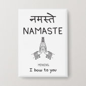 Namaste Button (Voorkant)