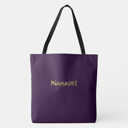Namasté Canvas tas (Voorkant)