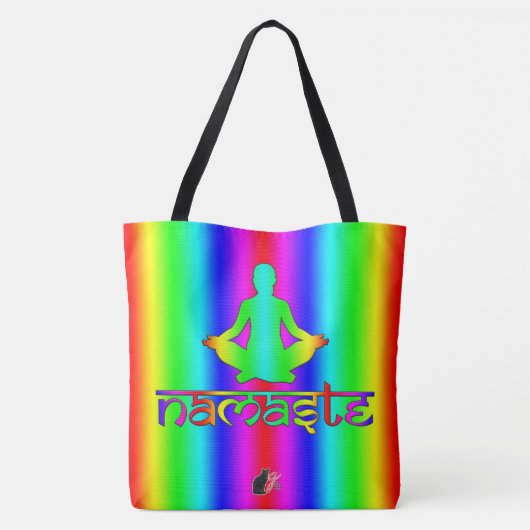 Namaste Canvas tas (Achterkant)